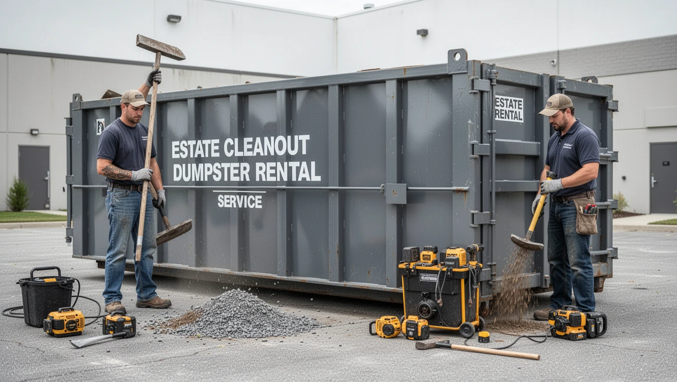 Estate Cleanout Dumpster Rental